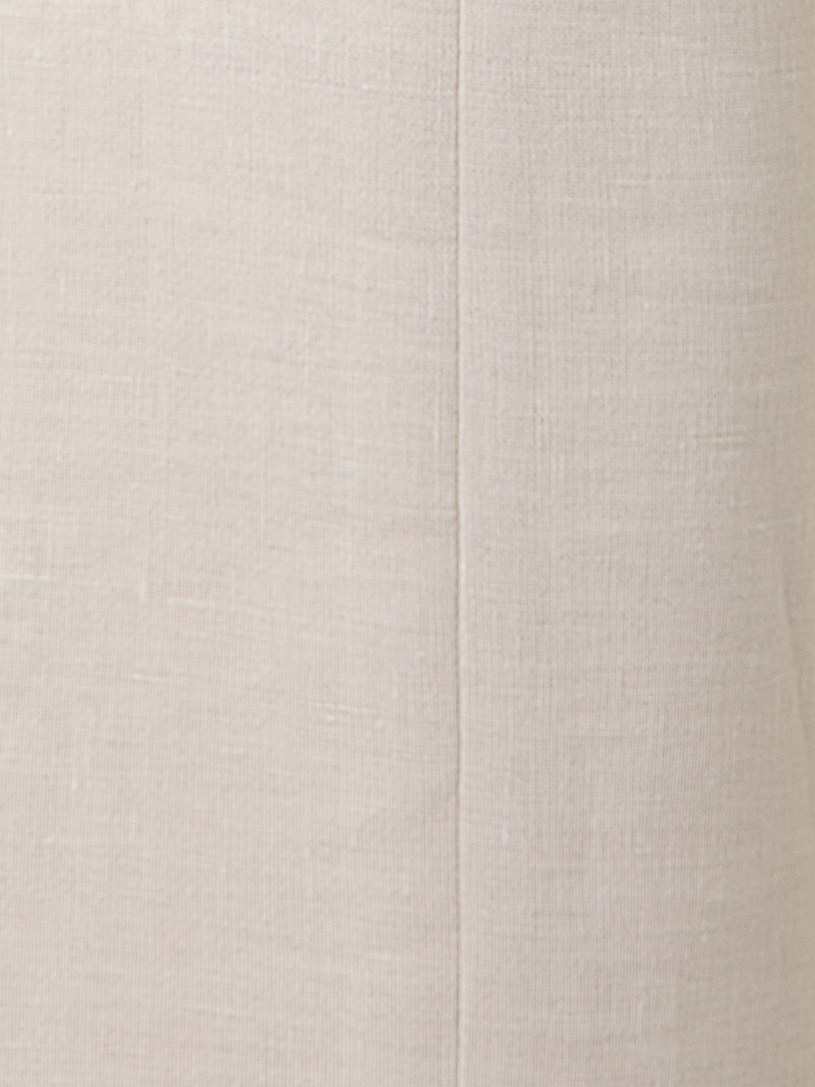 Designer Straight Linen Double-Face Pants - neutral - grey - beige