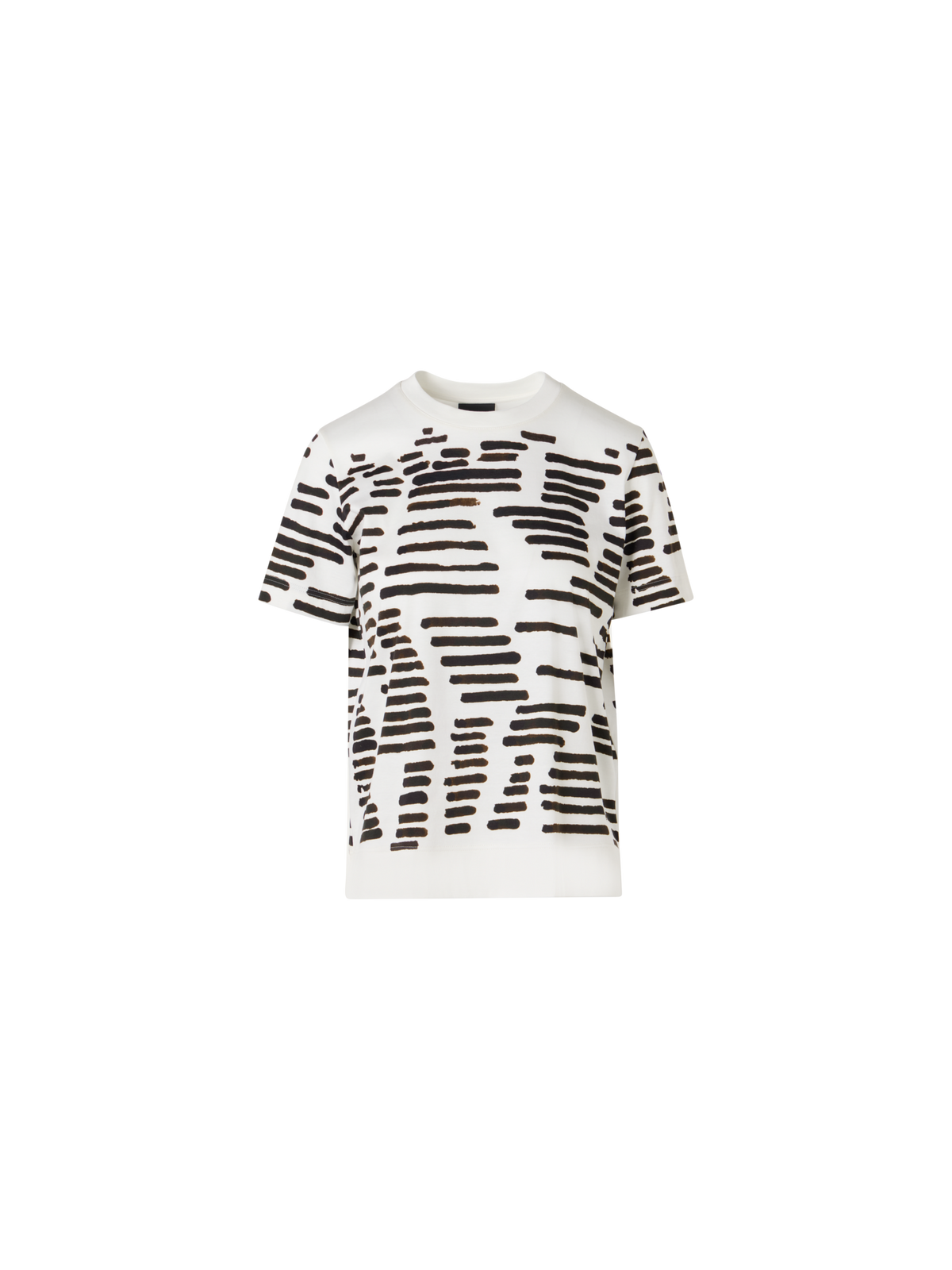 Designer Short-Sleeve Dance Movement T-Shirt - white