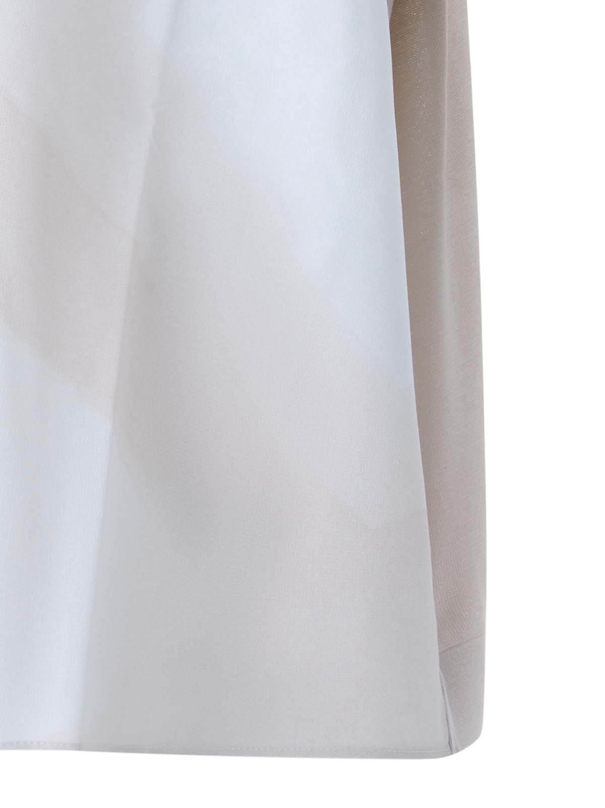 Designer Oversize Silk Blouse with Chiaroscuro Print - neutral - pastel - multicolor - beige