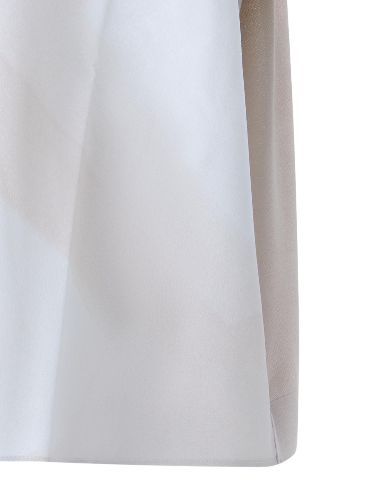 Designer Oversize Silk Blouse with Chiaroscuro Print - neutral - pastel - multicolor - beige