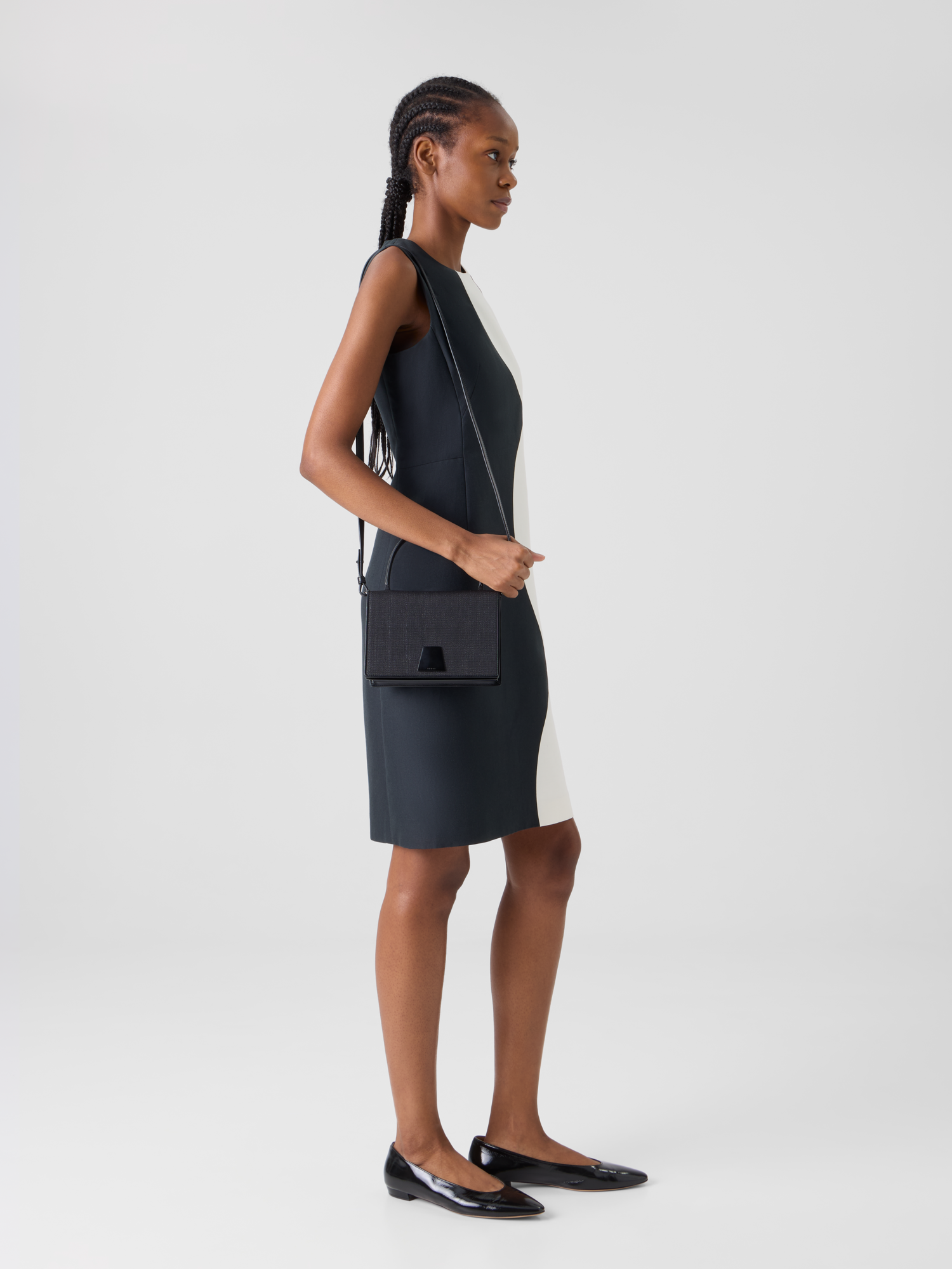 Designer Alice Small Top Handle Bag - black 