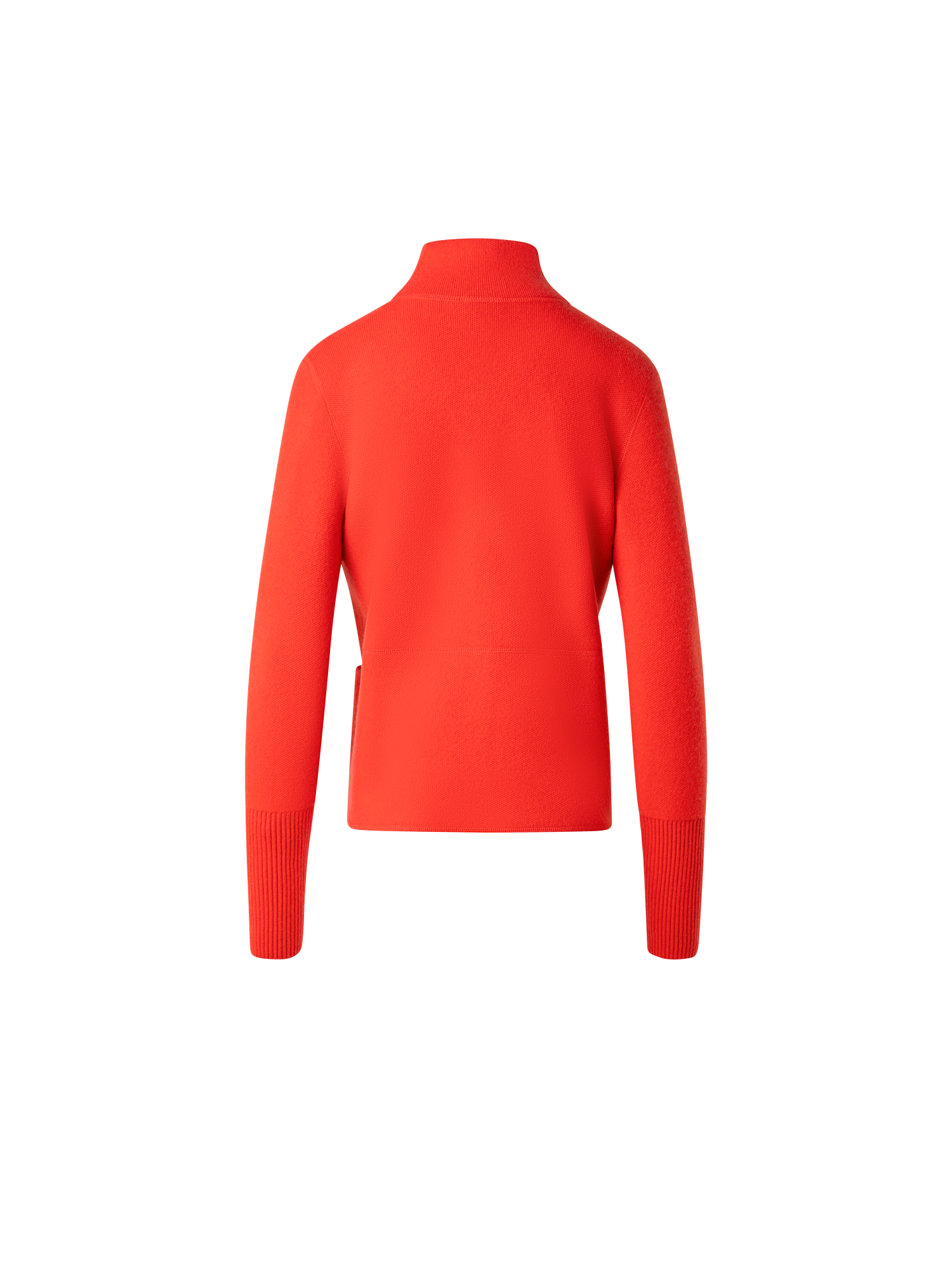 Designer 100% Cashmere Knit Cardigan - red