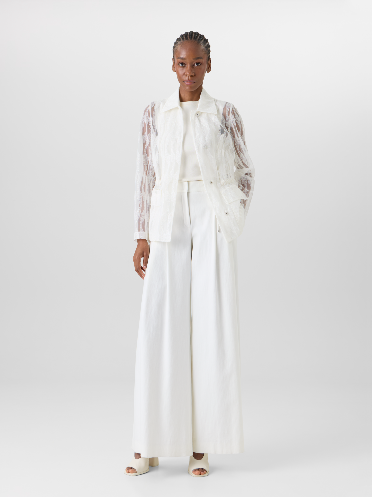 Designer Tomma Shirt Jacket - ecru 