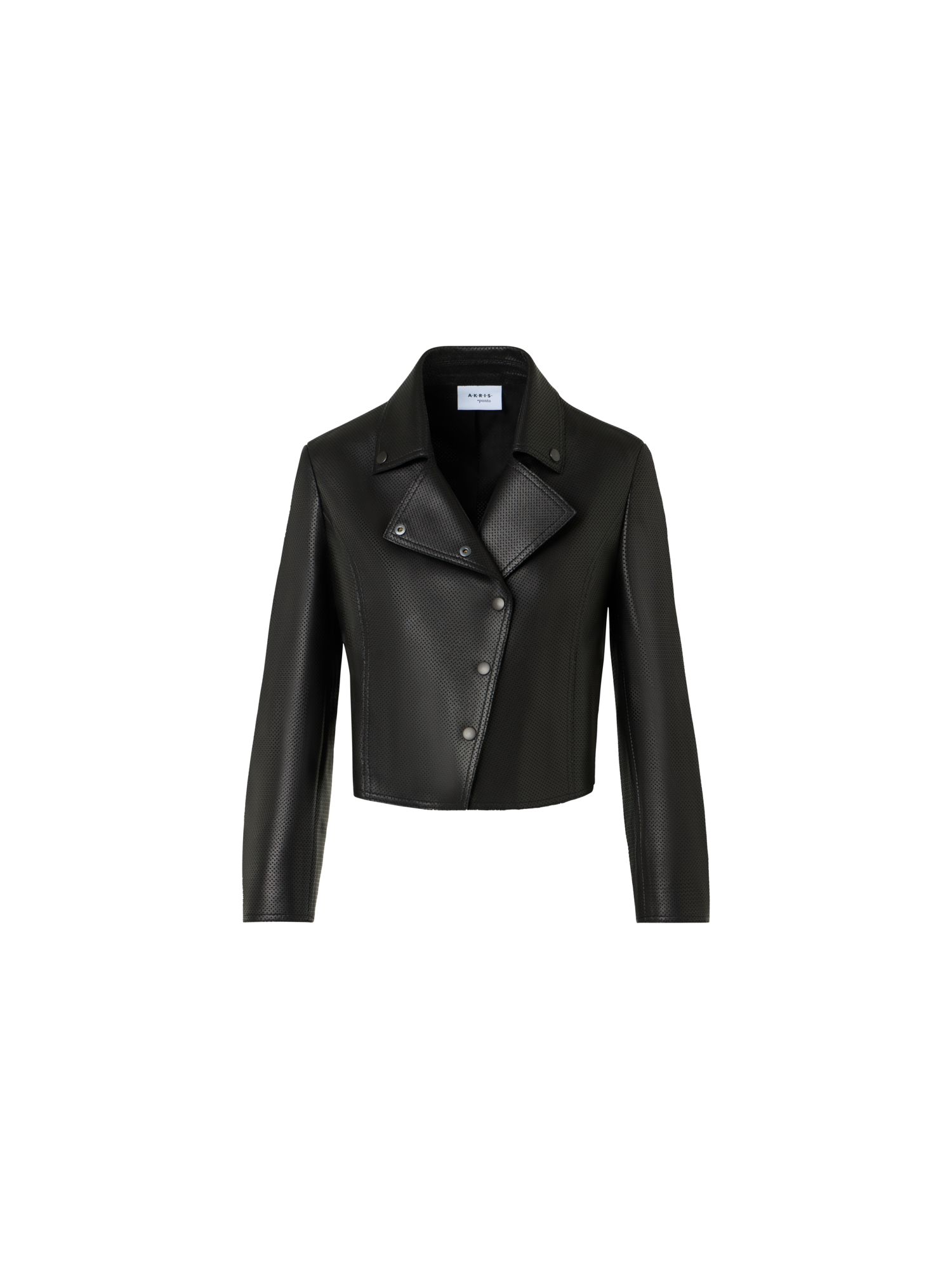 Asymmetrical Leather Biker Jacket – Akris Inc. Asymmetrical Leather Biker Jacket – Akris Inc.