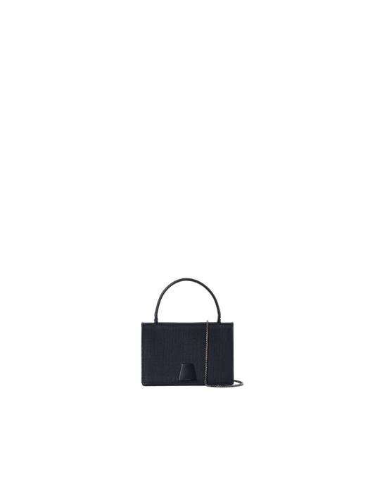 Designer Alice Mini Top Handle Bag - navy - blue