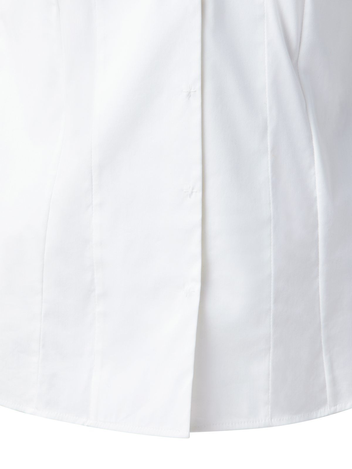 Designer Cotton Stretch Blouse - white