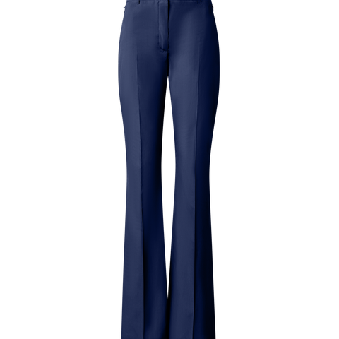 Slight Bootcut Cotton Poplin Pants