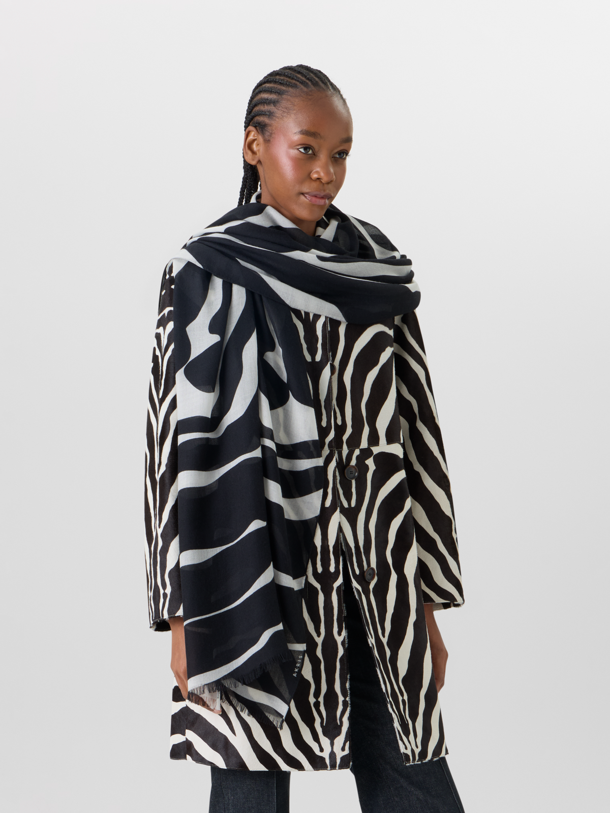 Designer Cashmere Scarf - multicolor #editorial