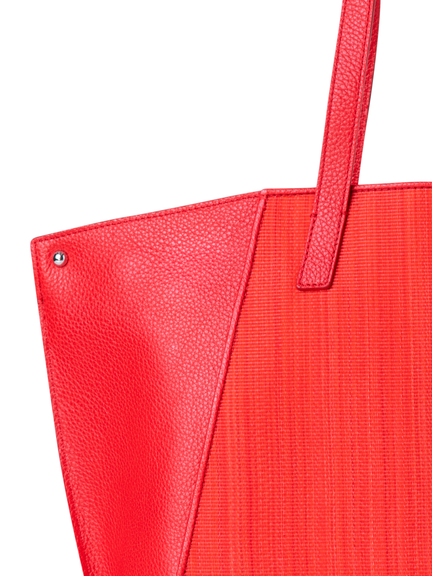 Designer Ai Small Shoulder Tote - red