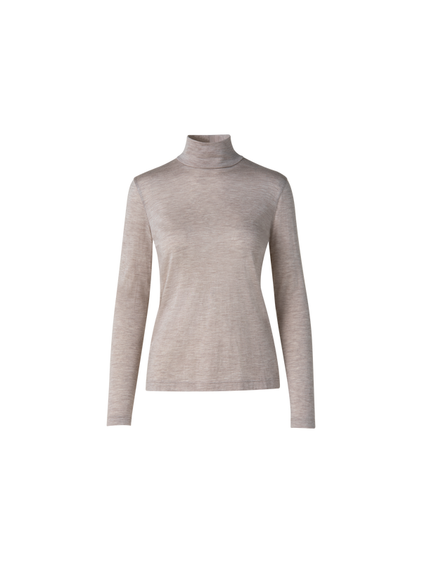 Designer Turtleneck Shirt from Cashmere Silk