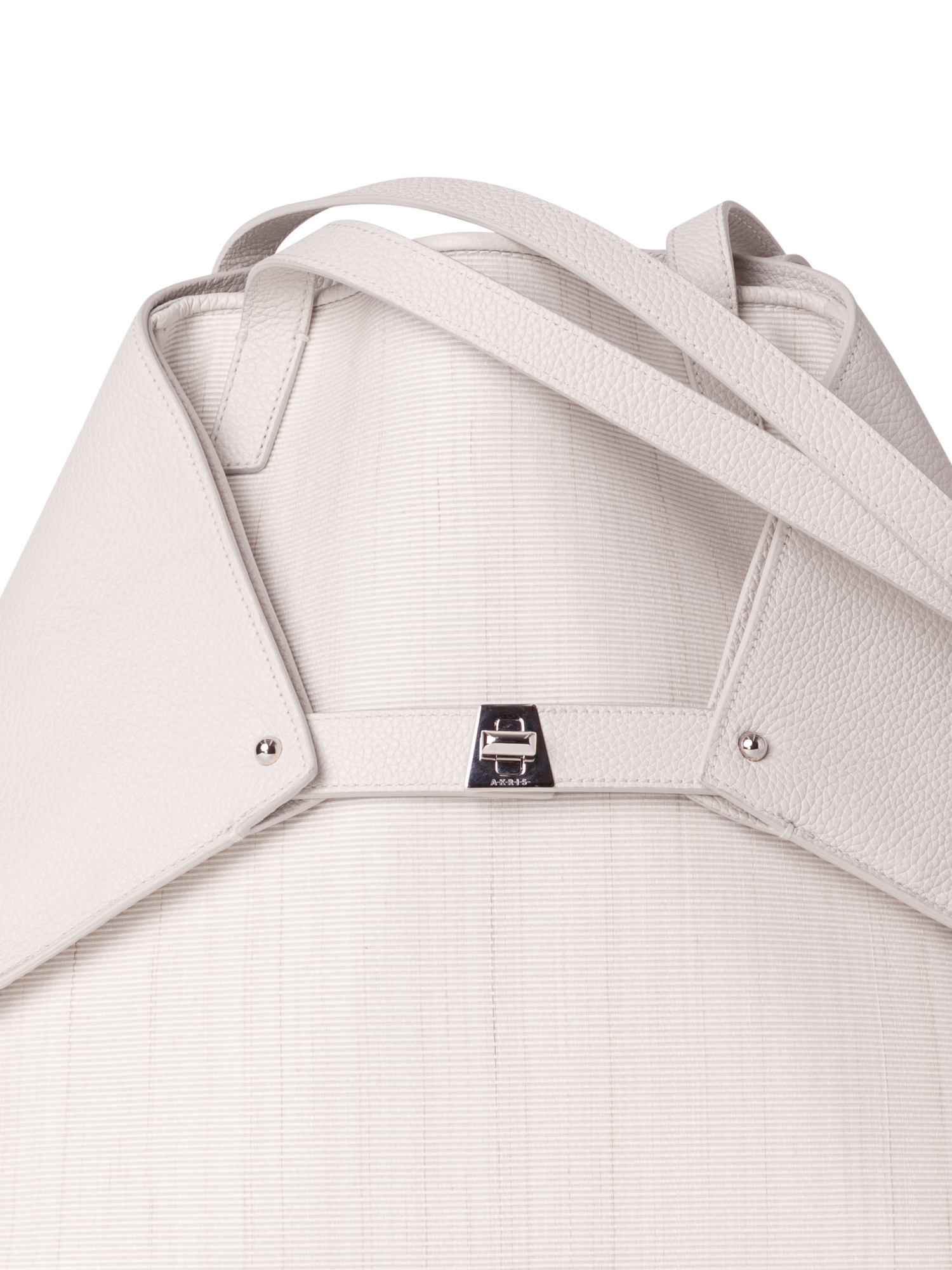 Designer Ai Medium Shoulder Tote - neutral - ecru - white