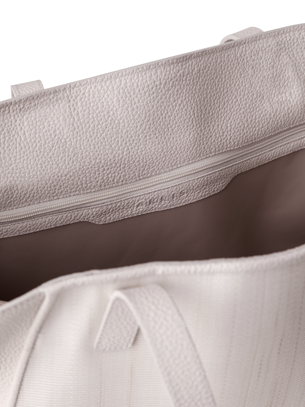 Designer Ai Medium Shoulder Tote - neutral - ecru - white