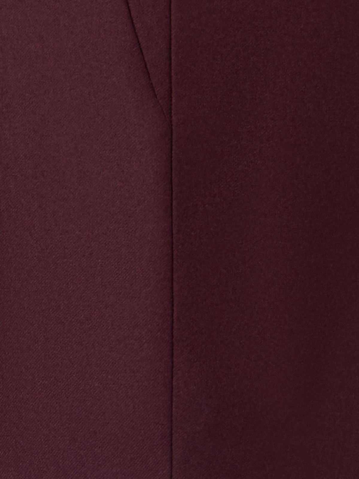 Designer Bootcut Pants in Wool Stretch Flannel - red