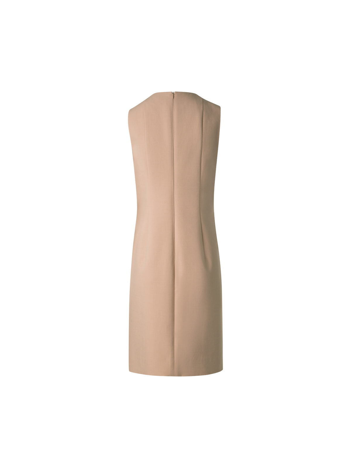 Sheath Dress in Cotton Silk Double-Face cuoio / 10 Sheath Dress in Cotton Silk Double-Face cuoio / 10