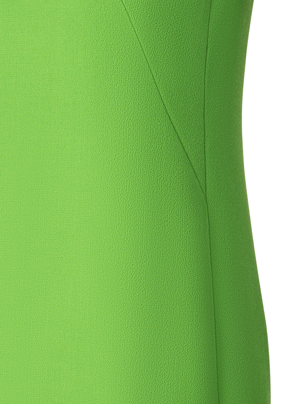 Designer Sheath Dress in Wool Double-Face - green