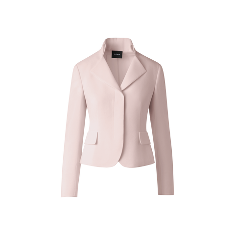 Tailored Wool Crêpe Double Face Jacket