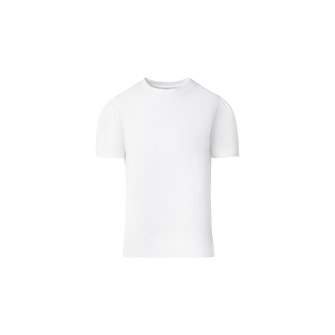Puff Sleeves T-Shirt in Cotton Jersey