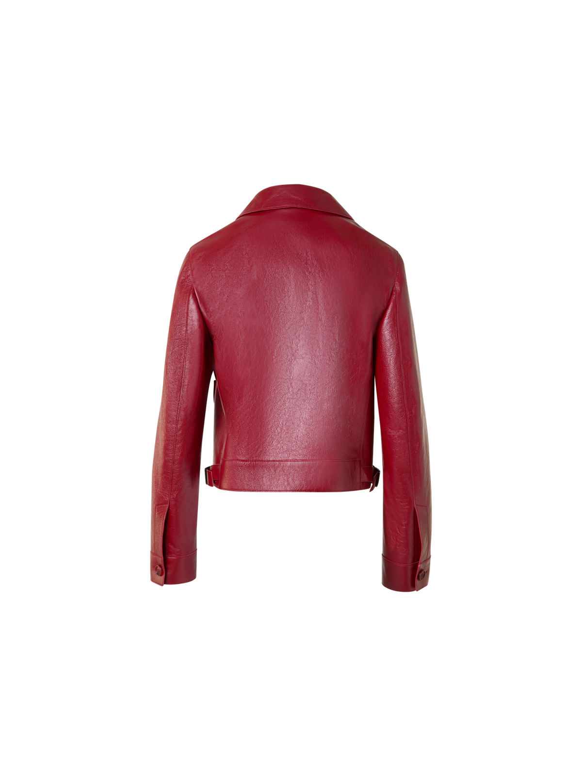 Short Bomber Jacket in Lacquered Leather – Akris Inc.