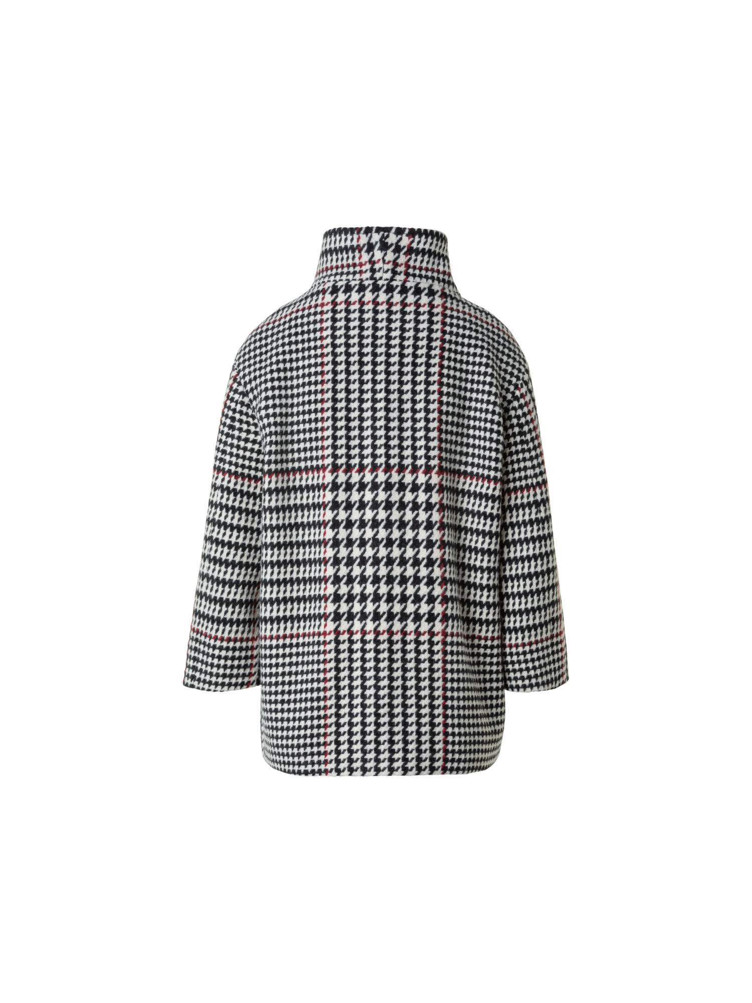 Designer Glencheck Car Coat - black - multicolor