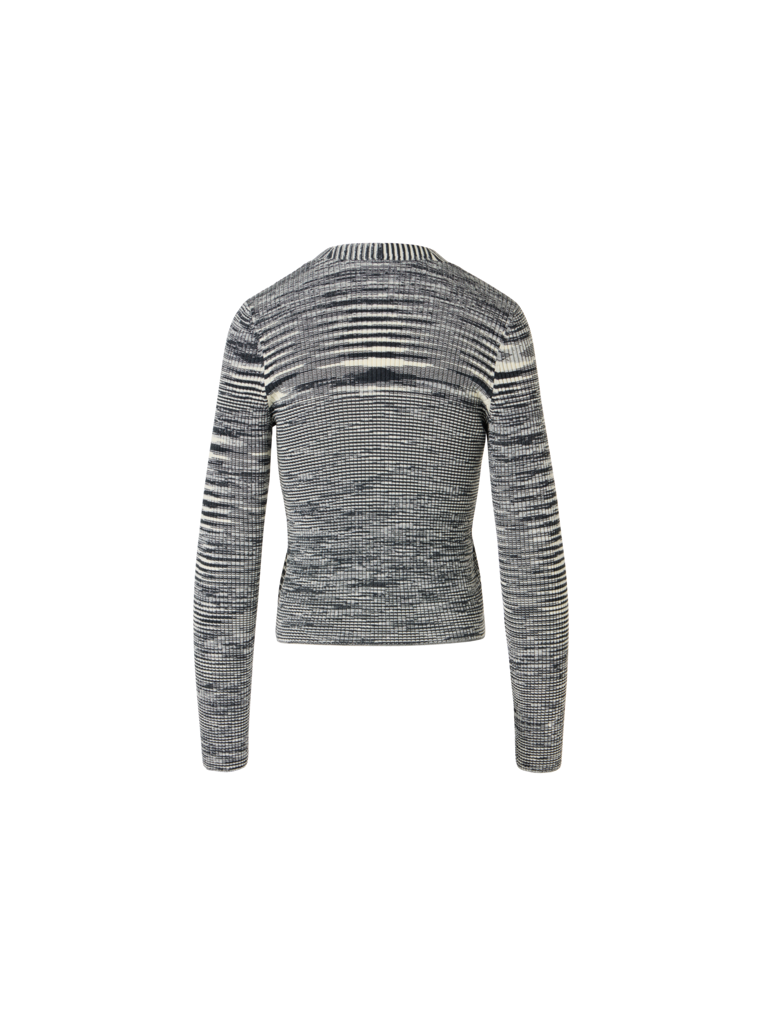 Designer Long-Sleeve Merino Wool Knit Cardigan - grey