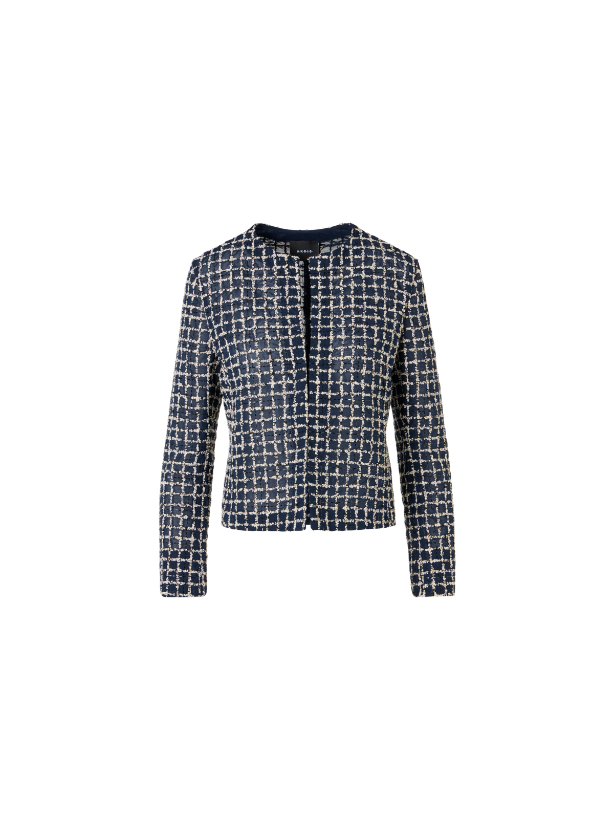Designer Akio Short Jacket in Cotton Blend - multicolor