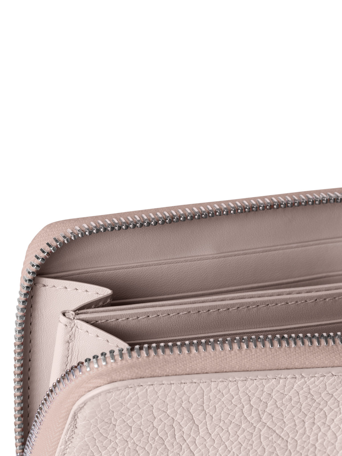 Designer Small Zip Around Wallet - neutral - blue - beige - red - pink