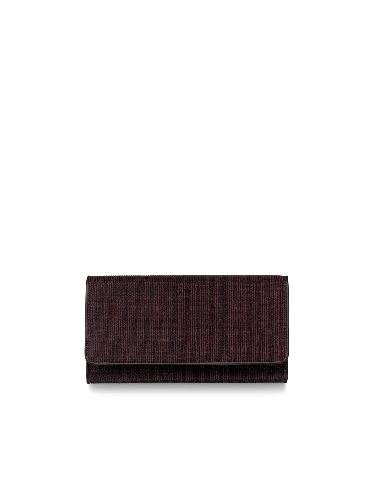 Designer Long Wallet in Horsehair - purple