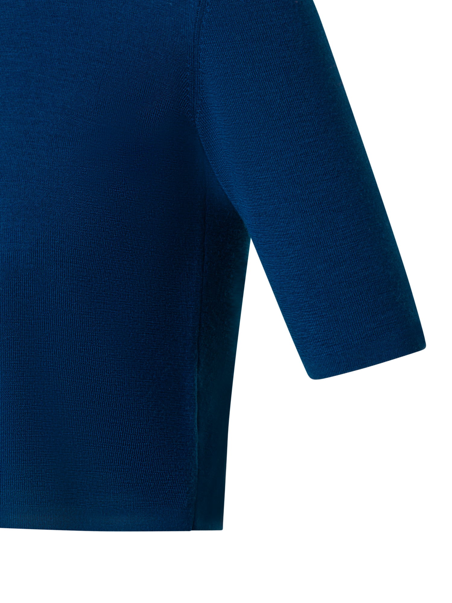 Designer Bolero Cardigan in Wool - blue