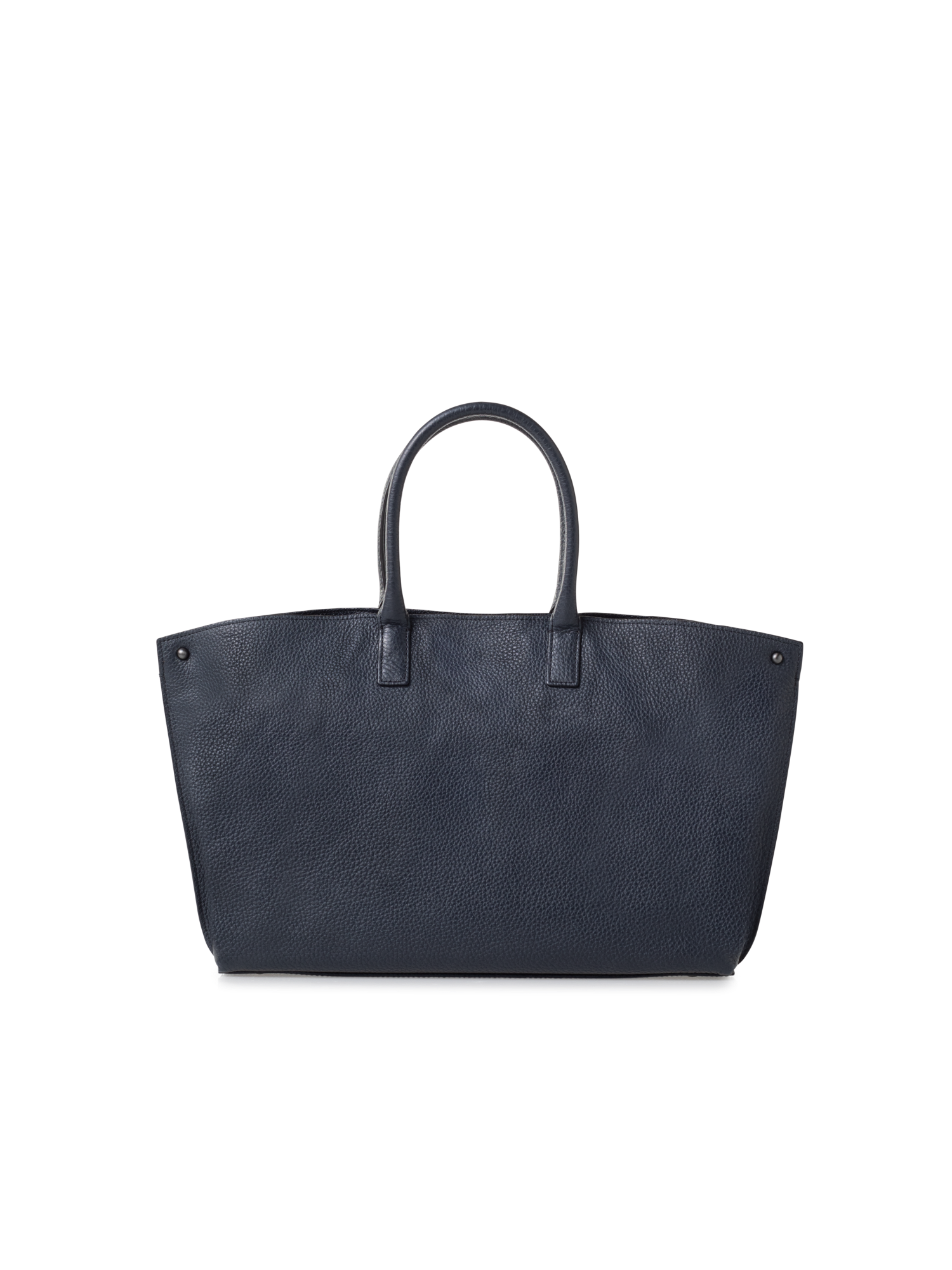 Designer Ai Small Top Handle Tote - navy - blue