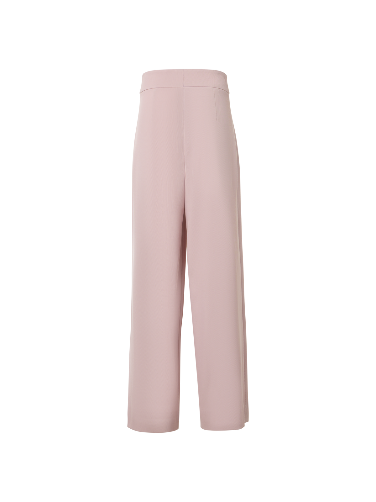 Designer High Waist Pleated Pants in Wool Tricotine