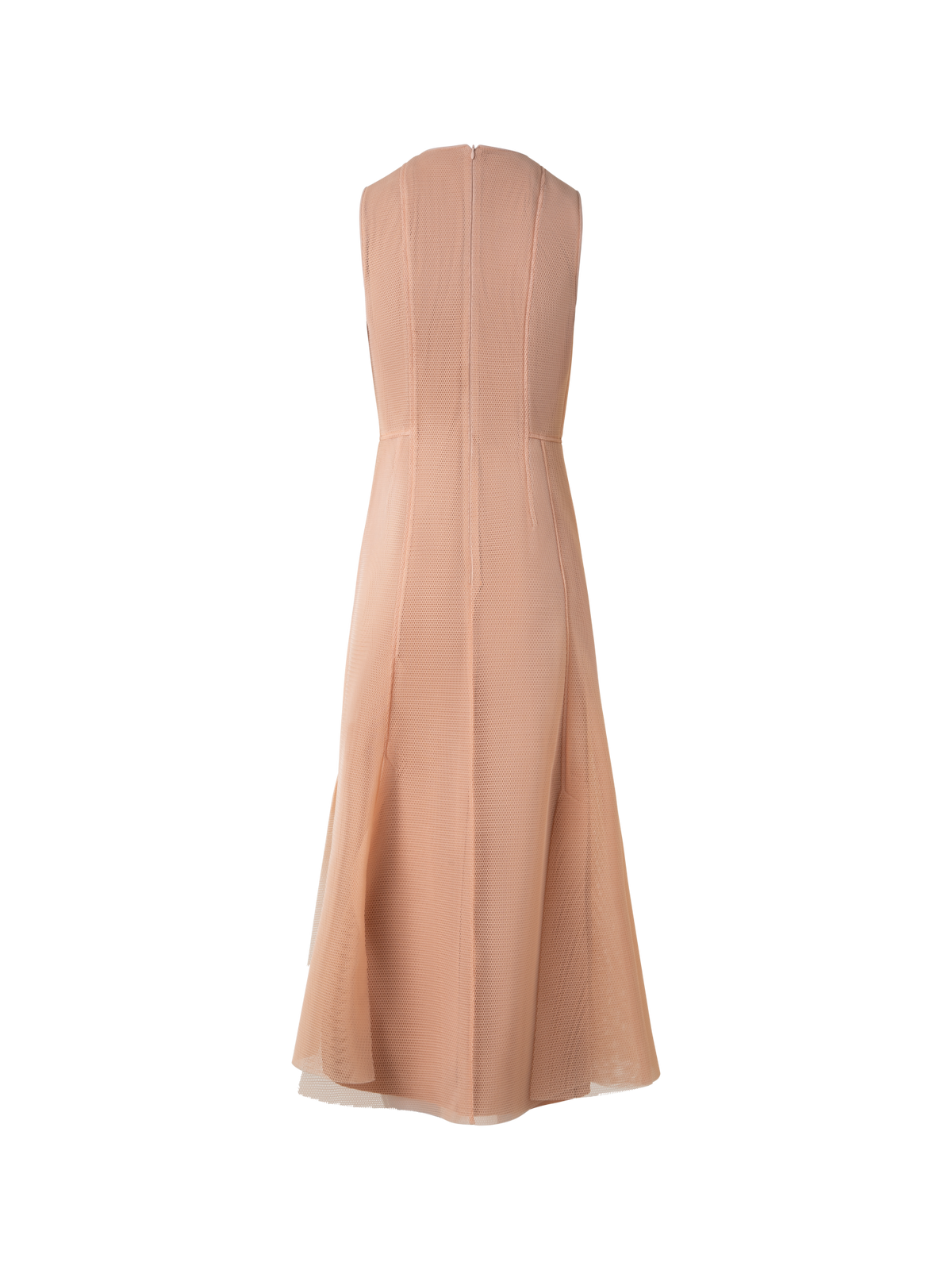 Asymmetrical Techno Grid Midi Dress seashell / 6 Asymmetrical Techno Grid Midi Dress seashell / 6