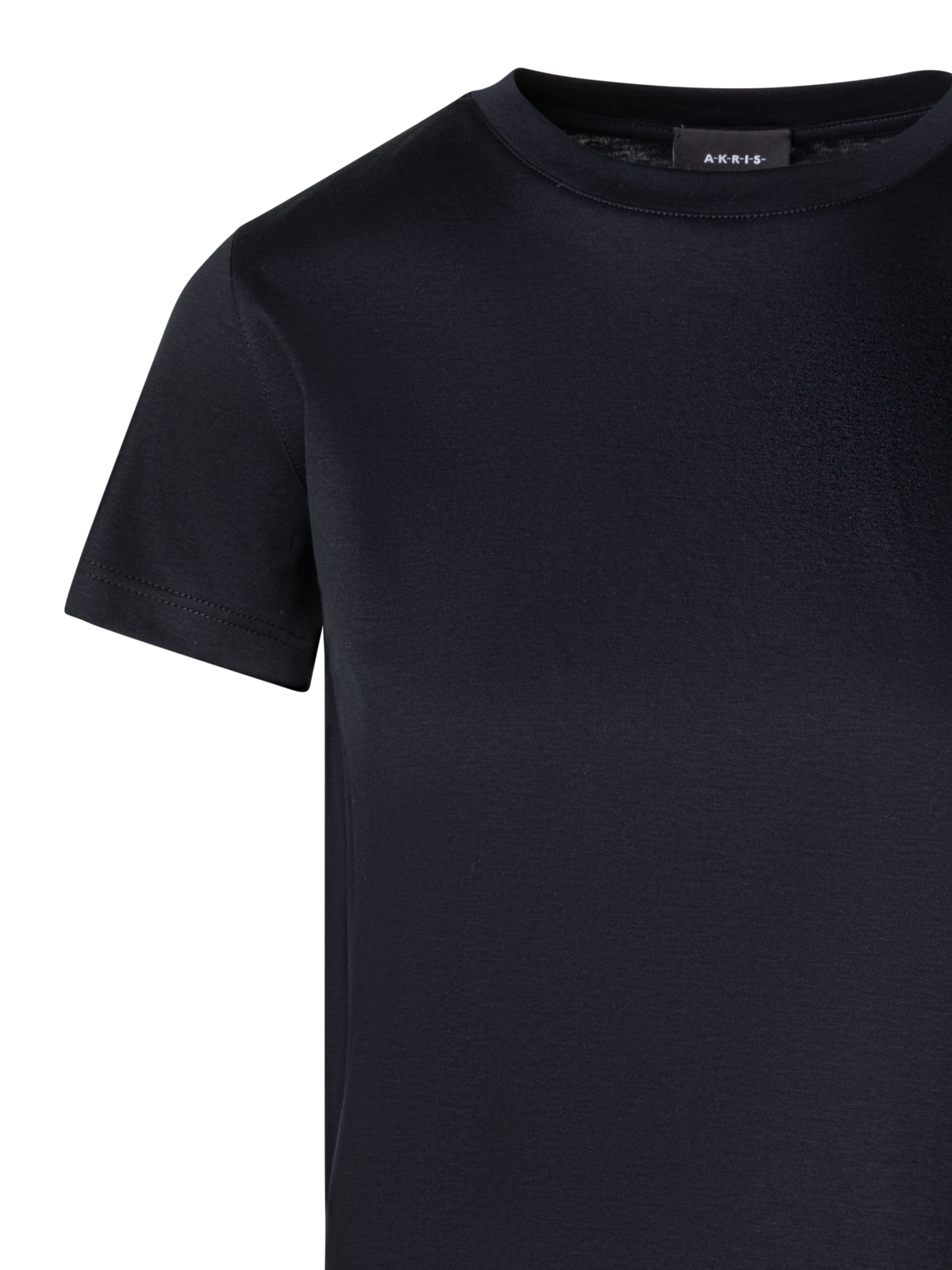 Designer Cotton Jersey T-Shirt - black