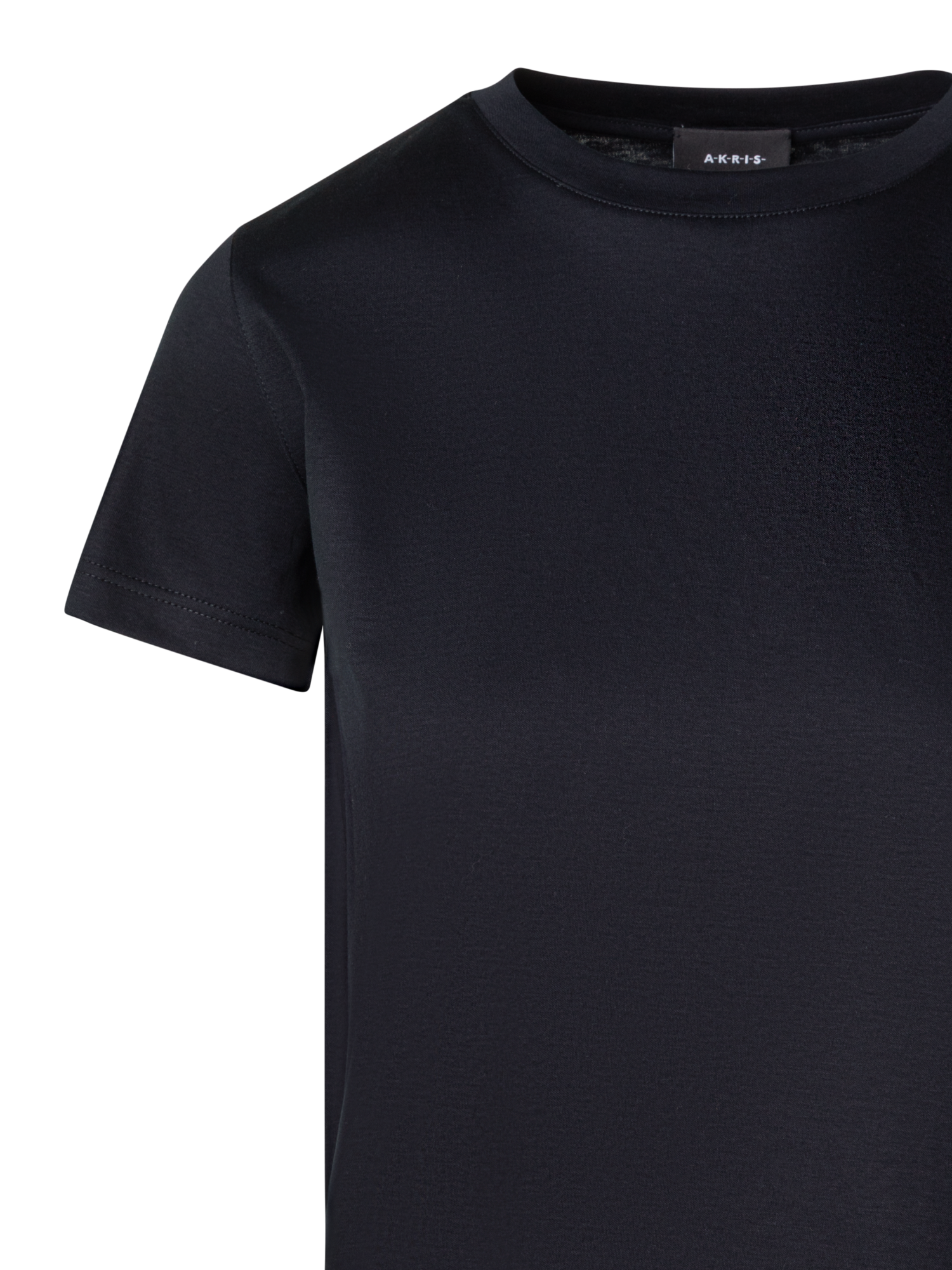 Designer Cotton Jersey T-Shirt - black