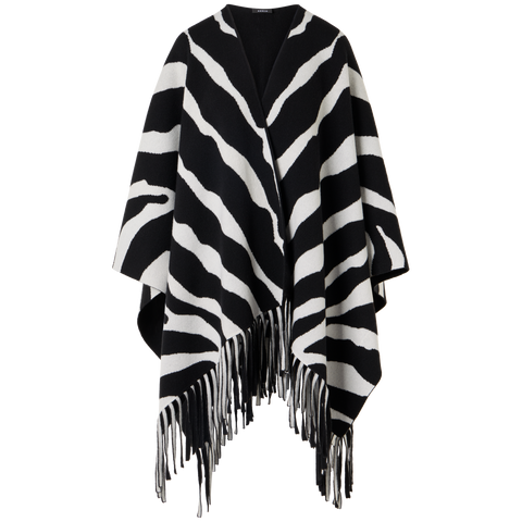 Cashmere Double-Face Knit Cape