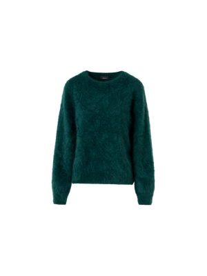Designer Cloud Cashmere Knit Sweater - green
