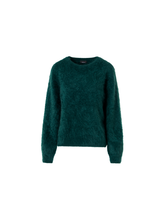 Designer Cloud Cashmere Knit Sweater - green