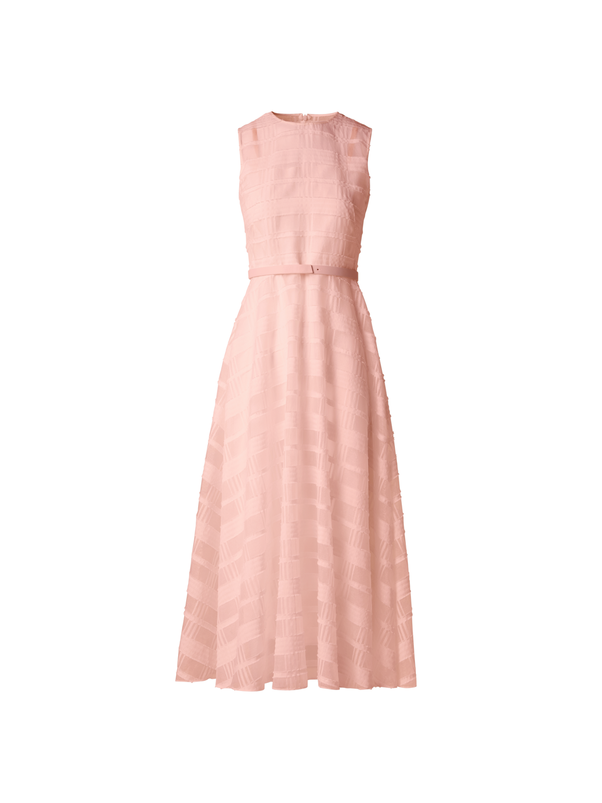 Fit-and-Flare Midi Dress in Cotton Organza peach / 6 Fit-and-Flare Midi Dress in Cotton Organza peach / 6