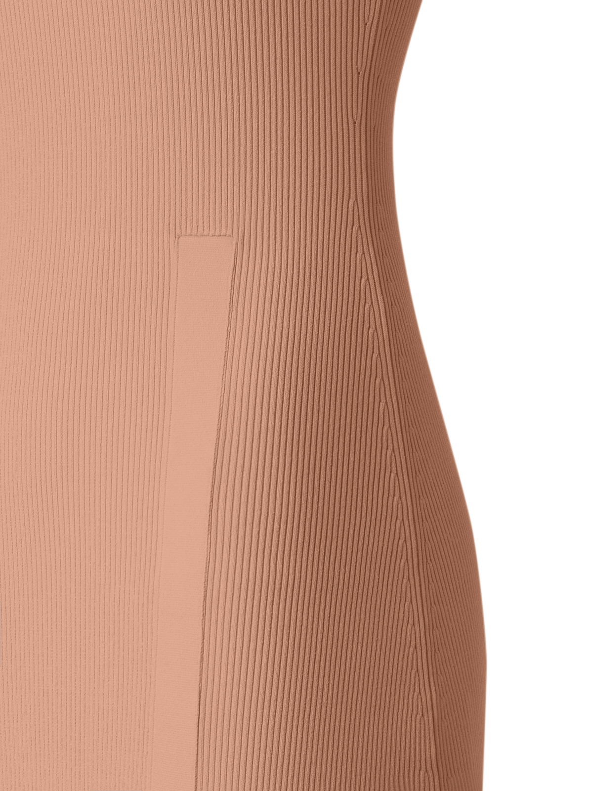knit dress with side slits Knitted dress with side slit
