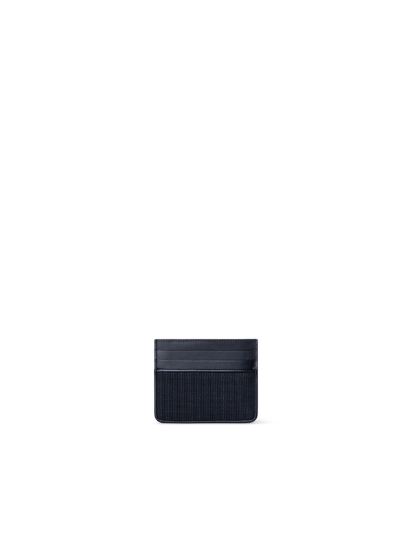 Designer Card Holder in Horsehair - black