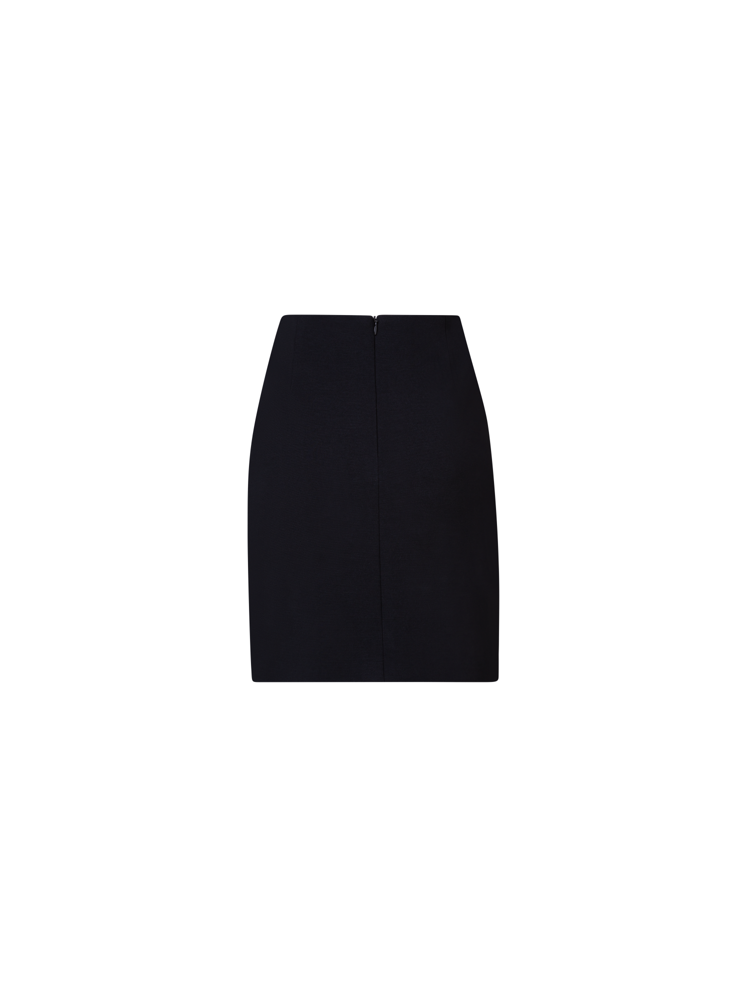 Designer Jersey Pencil Skirt - black