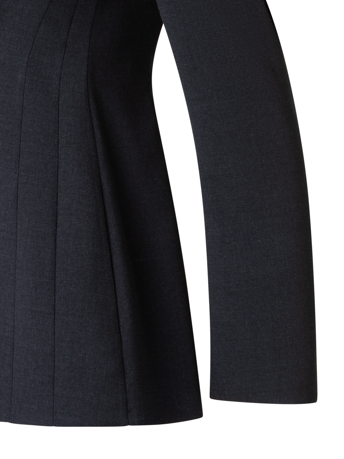 Designer Single Breasted Blazer in Wool Double-Face - grey