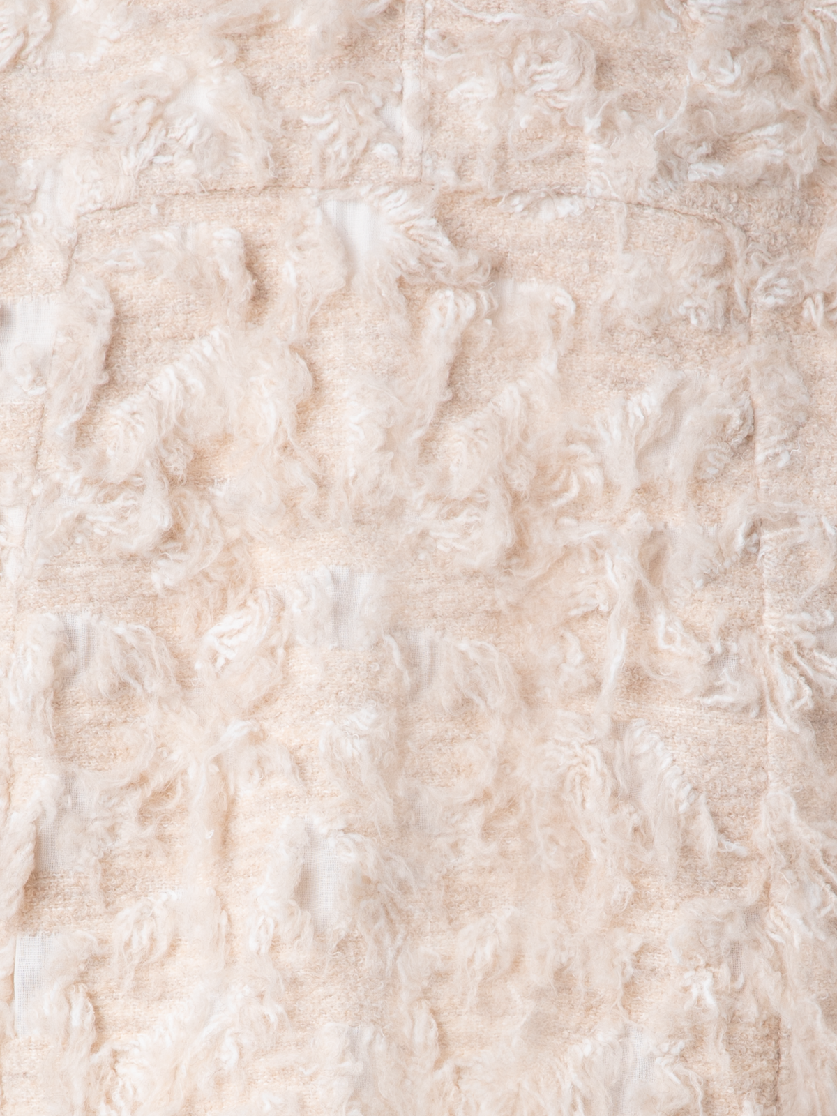 Designer Short Jacket in 3D Jacquard - neutral - beige