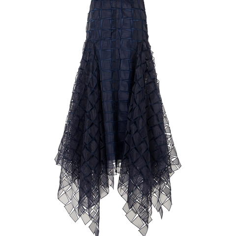 Trapezoid Organza Handkerchief Skirt