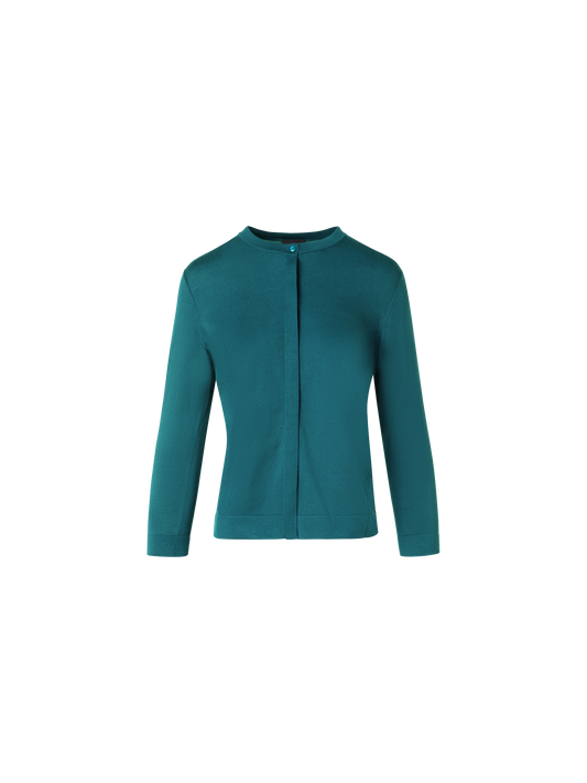 Designer Sea Island Cotton Cardigan - green