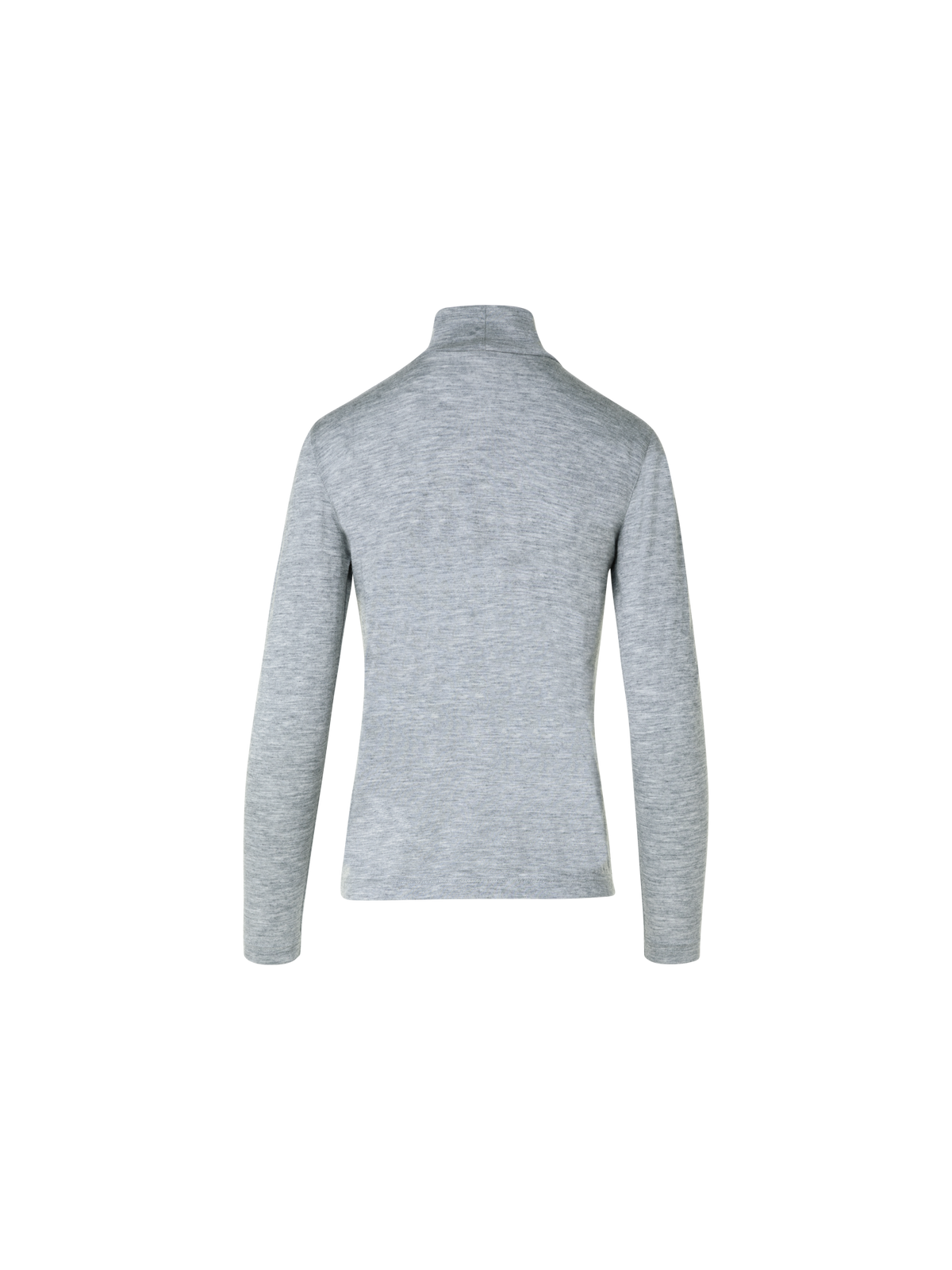 Designer Turtleneck Shirt from Cashmere Silk - grey