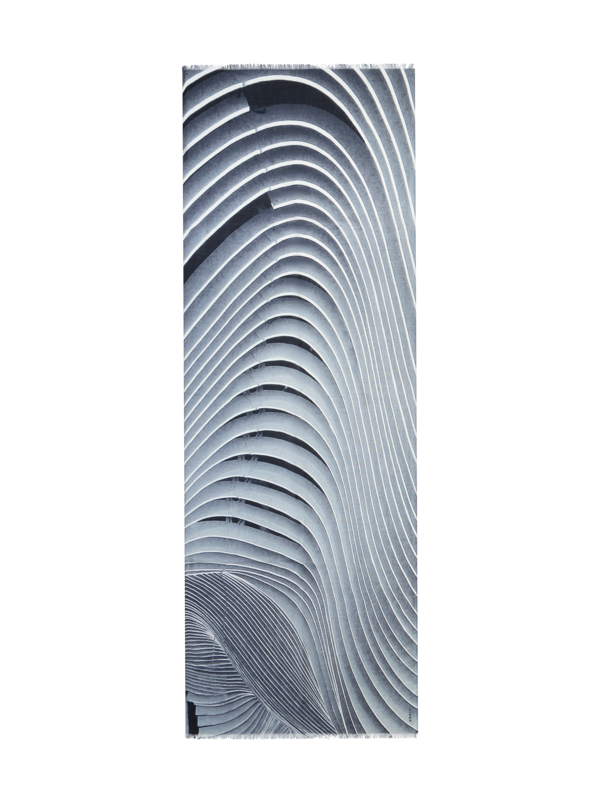 Designer Curves print scarf