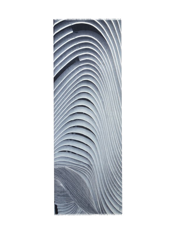 Designer Curves print scarf