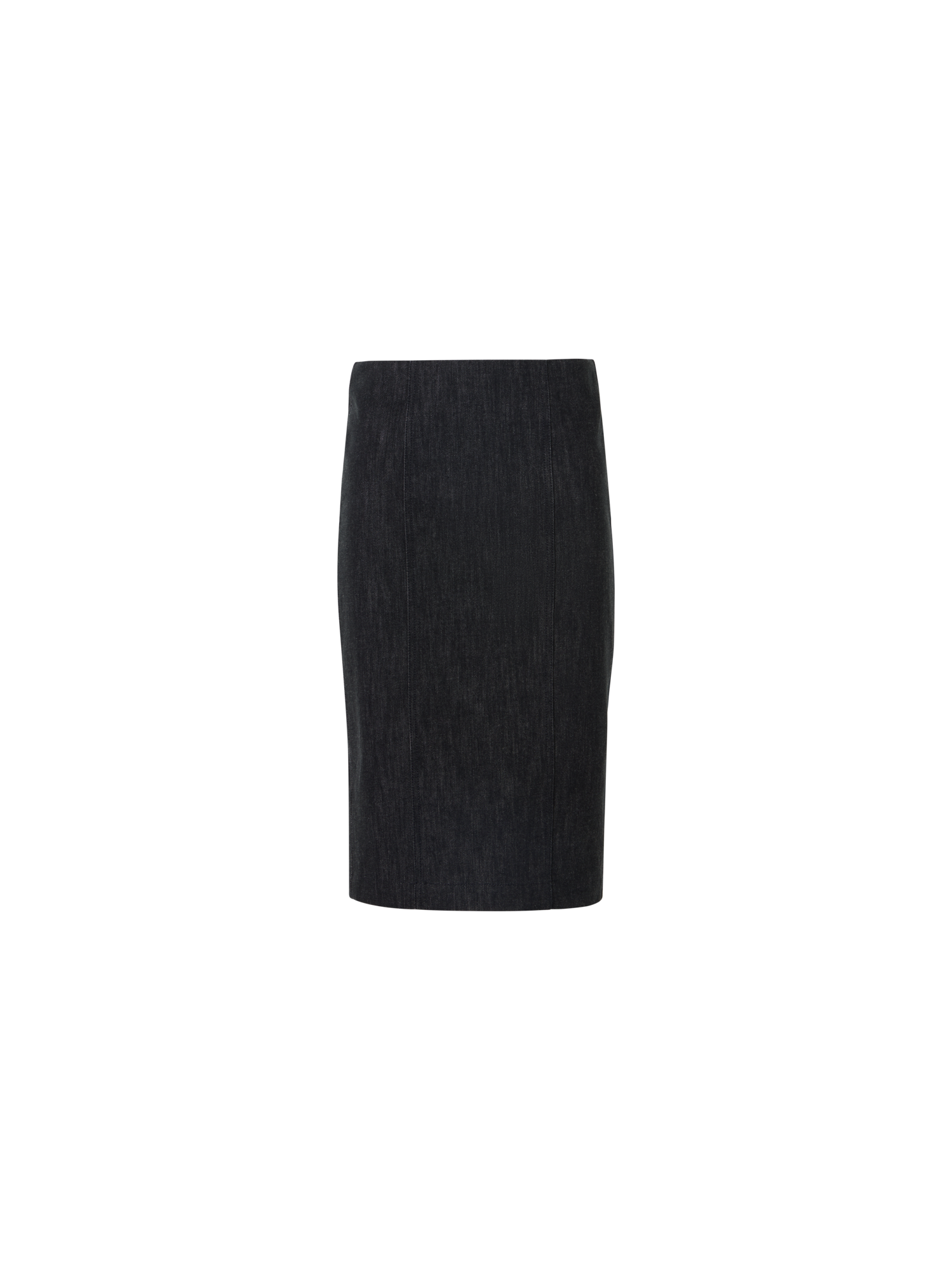 Designer Denim Pencil Skirt - black