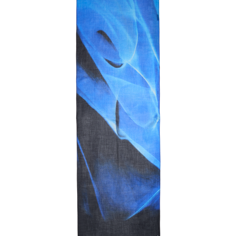 Cashmere Scarf in Alyson's Cyanotype Print
