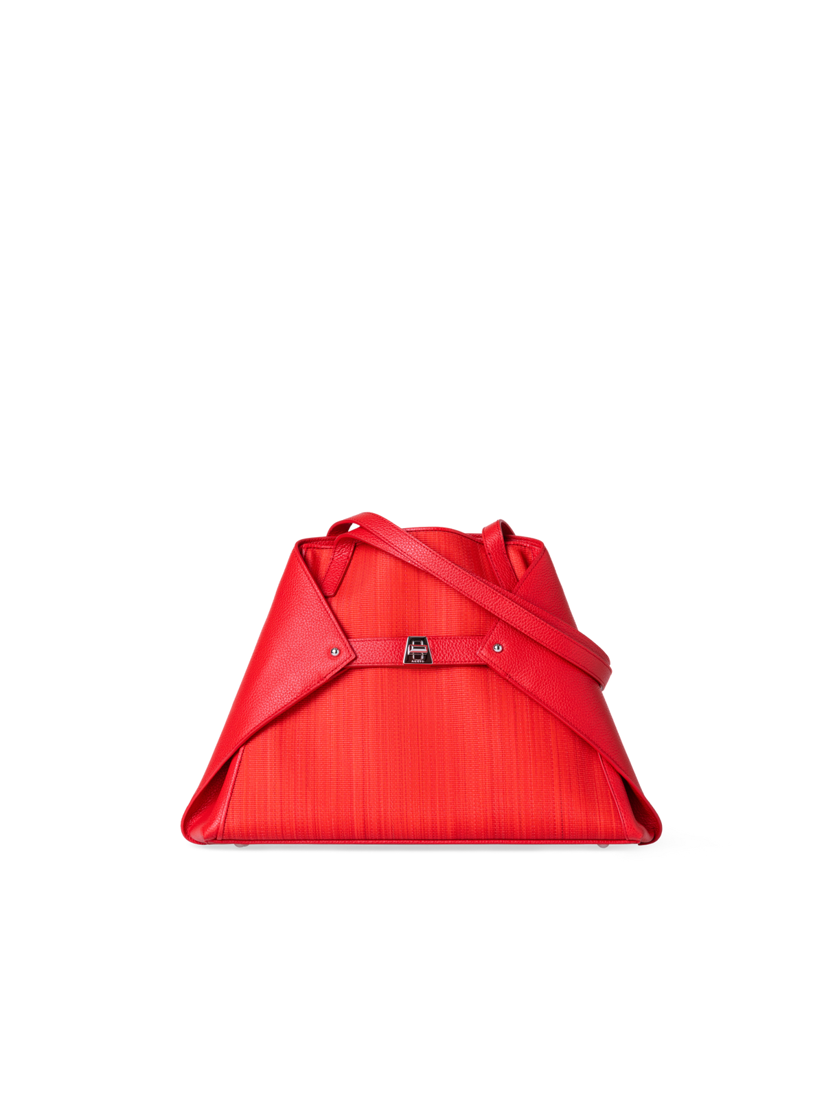 Designer Ai Small Shoulder Tote - red